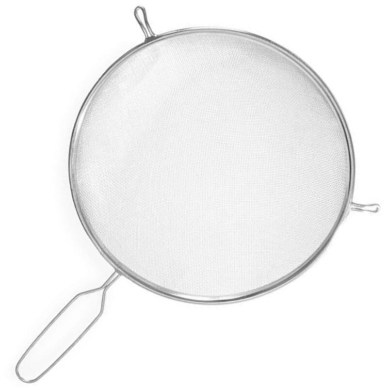 foto del prodotto setaccio in acciaio denso per filtrare e strofinare, diametro 250 mm hendi 635605