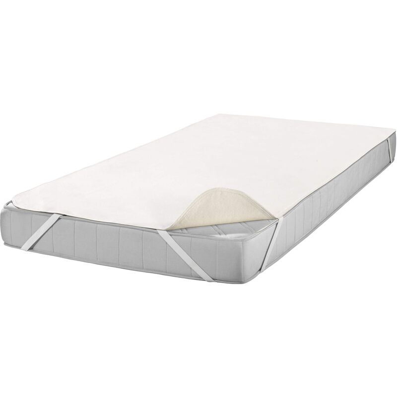 foto del prodotto setex 2107 090190 001 001 se0 coprimaterasso in molton, modello classic, 90 x 190 cm, cotone, beige, 90 x 200 cm