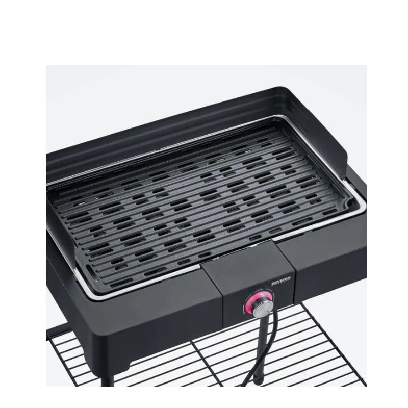 foto del prodotto severin barbecue elettrico su gambe 2200w nero pg8568