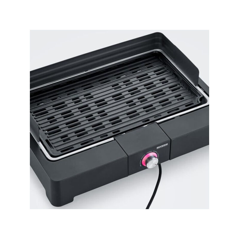 foto del prodotto severin barbecue puissance 2 200 w, resistance hautement efficace pour une puissance maximale atteinte rapidement, bouton thermo