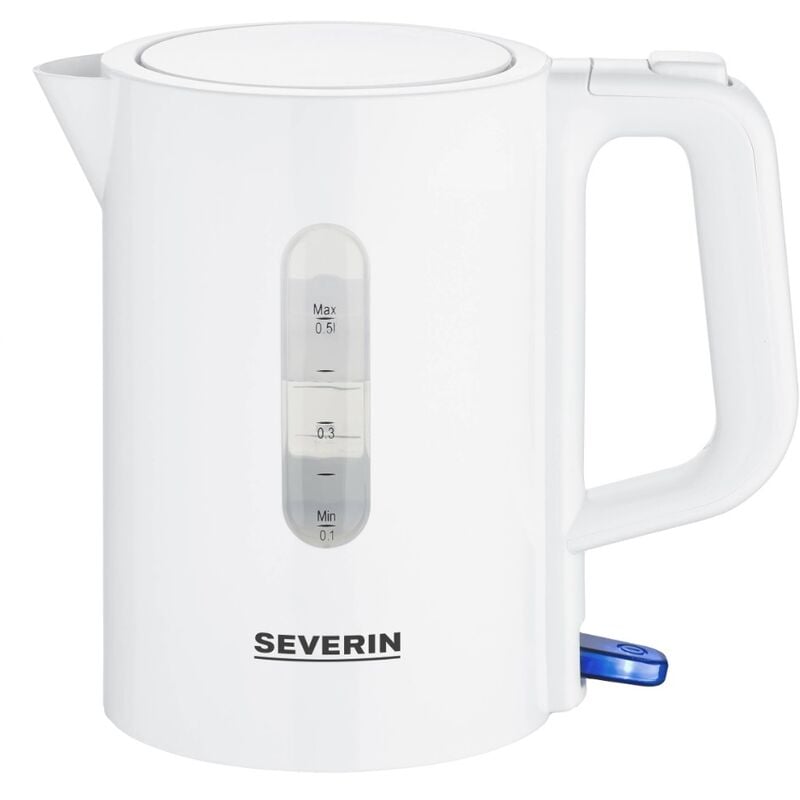 foto del prodotto severin bollitore senza fili 0,5 l 1100 w, bianco wk3462