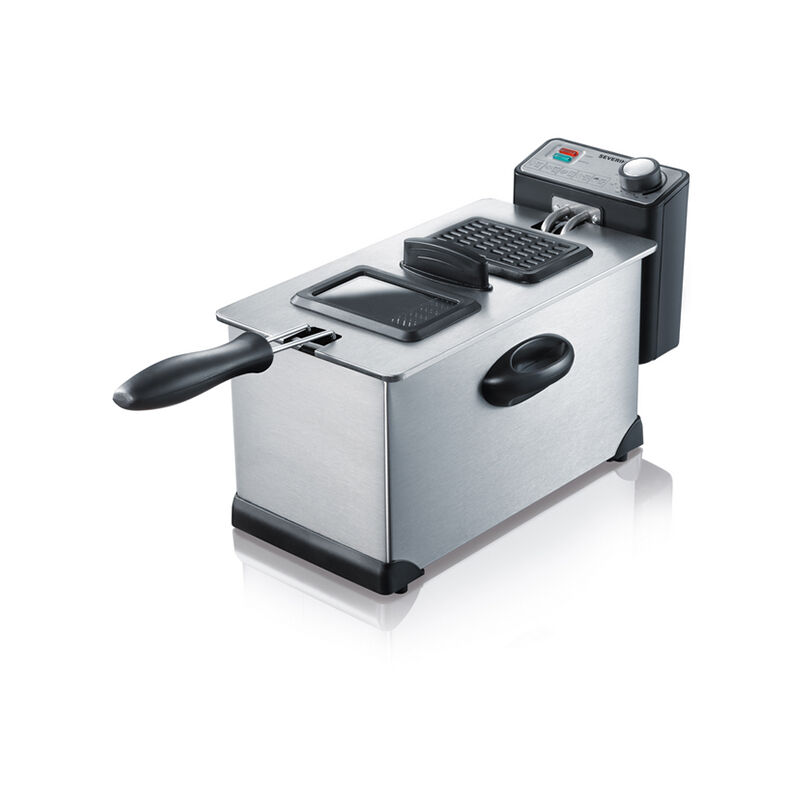 foto del prodotto severin friggitrice 3l 2200w inox satinato fr2431