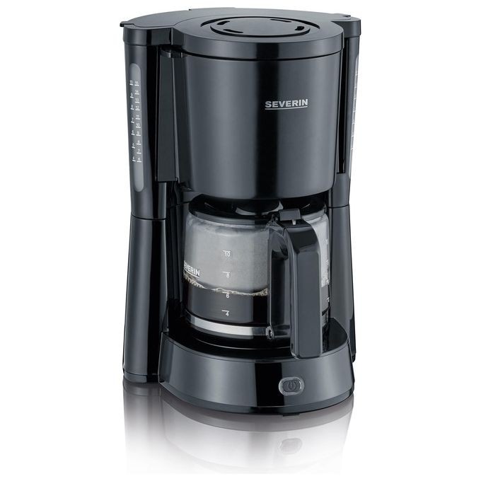 foto del prodotto severin ka 4815 macchina per caffe automatica manuale con filtro 1.25 litri nero