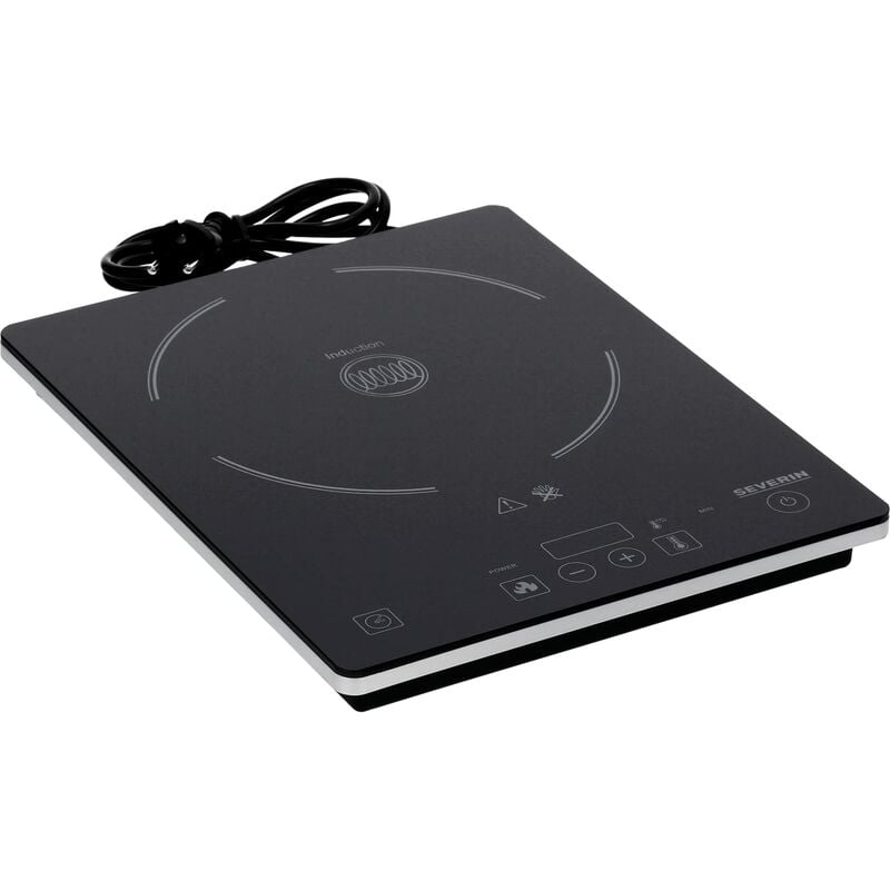 foto del prodotto severin kp 1071, piastra a induzione, potenza 2000 w, diametro 21 cm, 10 livelli di temperatura, display di temperatura, timer, spegnimento