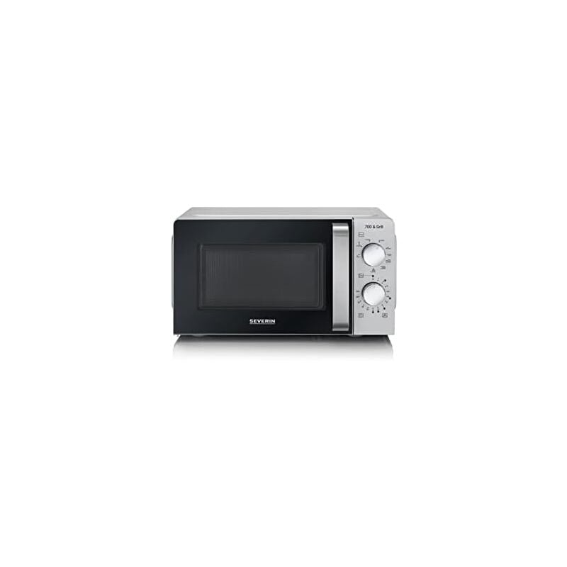 foto del prodotto severin microonde con 2 in 1 grill de 700 w, microonde con 9 livelli de potenza e scongelamento, potente microonde con rack e piatto rotante,