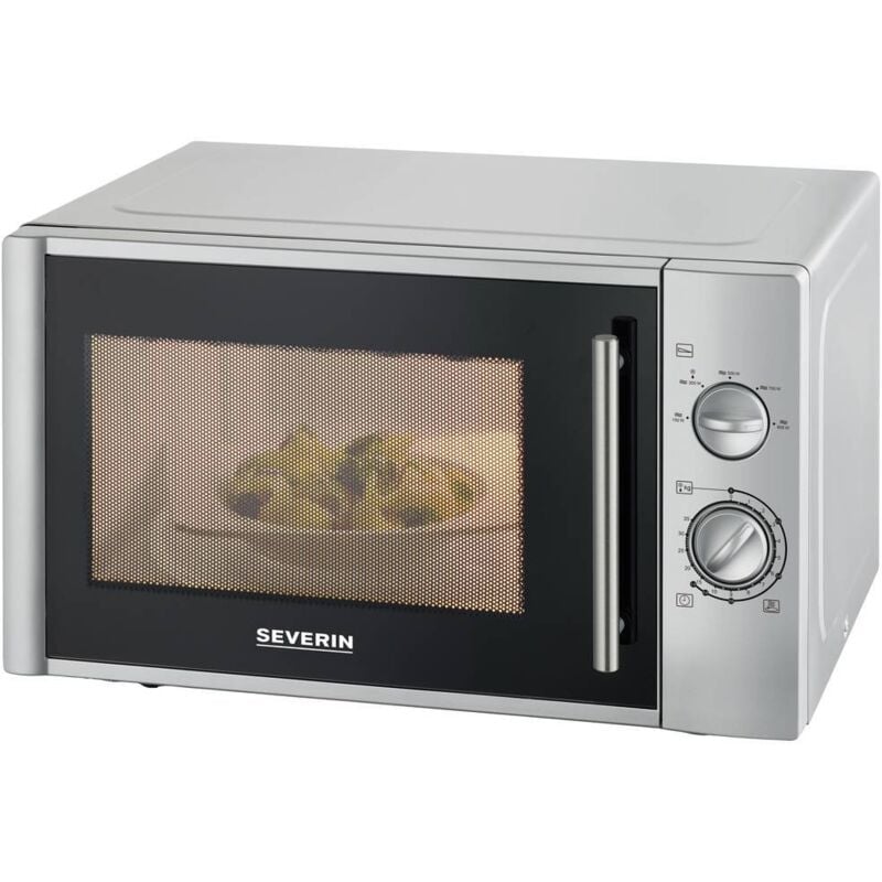 foto del prodotto severin mw 7772 forno a microonde argento 900 w funzione timer