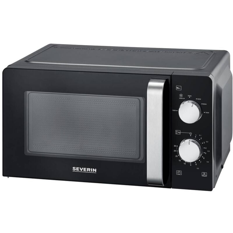 foto del prodotto severin mw 7886 forno a microonde nero 700 w funzione timer
