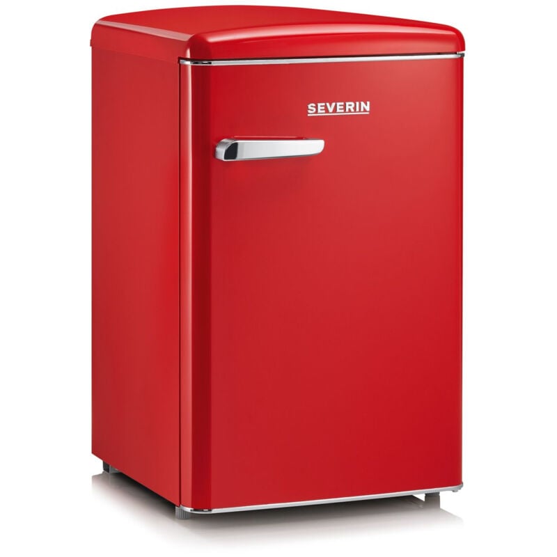 foto del prodotto severin rks 8830 retro. posizionamento dell apparecchio libera installazione, colore del prodotto rosso, cerniera porta destra. capacit netta