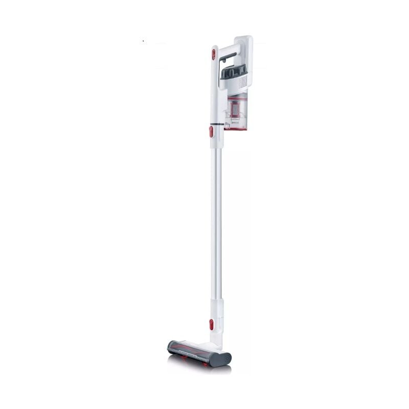 foto del prodotto severin scopa aspirante ricaricabile 2in1 22,2v bianco rosso hv7152