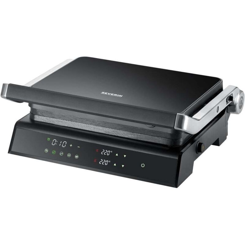 foto del prodotto severin sevini comfort kg2399 griglia a contatto nero argento