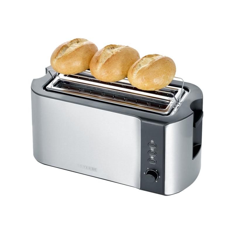 foto del prodotto severin toaster 4 slice stainless steel at 2590 (at2590) - 159537