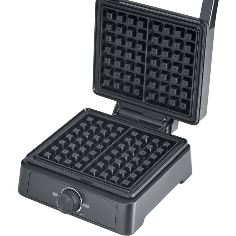 foto del prodotto severin wa 2125 waffeleisen kontrollleuchte nero, antracite