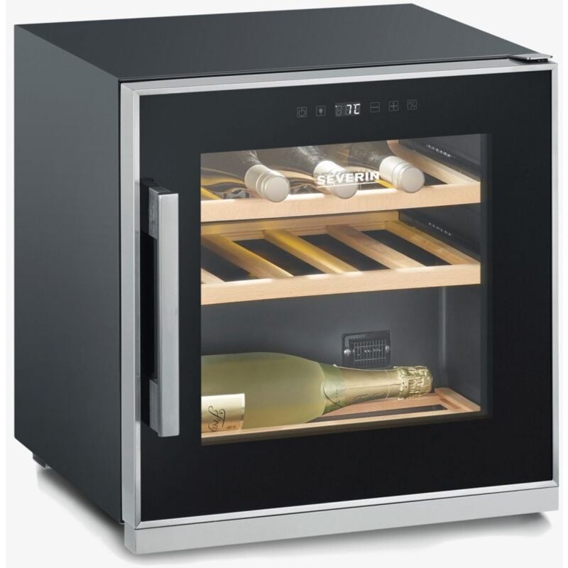 foto del prodotto severin wks 8892. posizionamento dell apparecchio libera installazione, colore struttura nero, trasparente, colore interno nero. capacit 