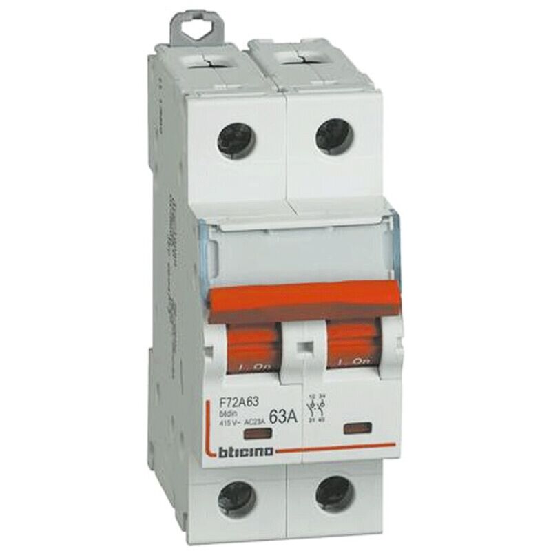 foto del prodotto sezionatore bticino 2p 63a 2 moduli f72a63