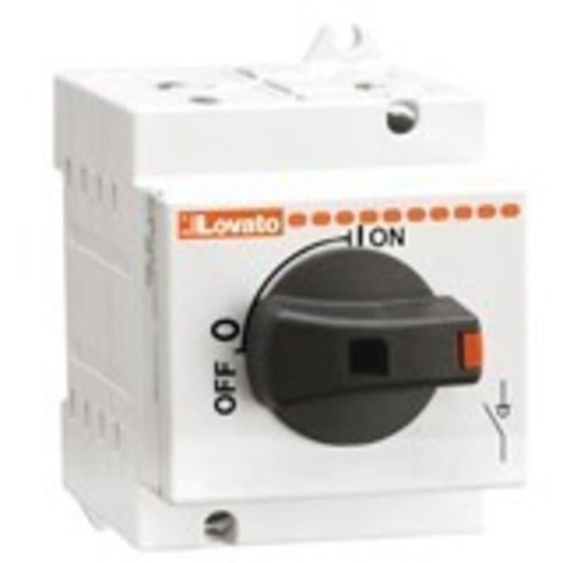 foto del prodotto sezionatore dc comando diretto dc21b 800v 25a lovato cod. gd025at2 