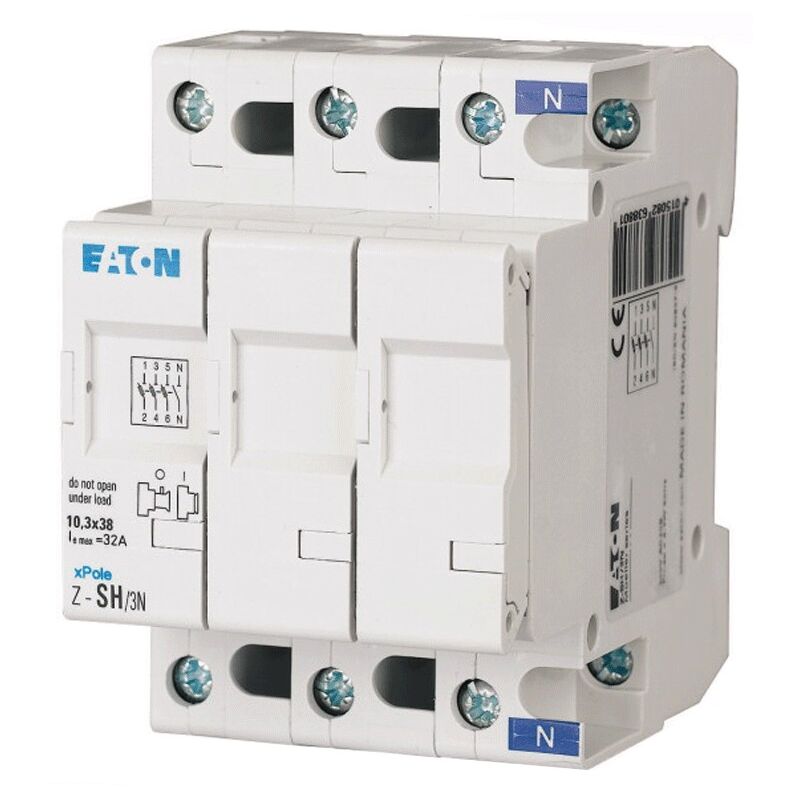 foto del prodotto sezionatore portafusibile eaton 3p n 32a 10,3x38 263880
