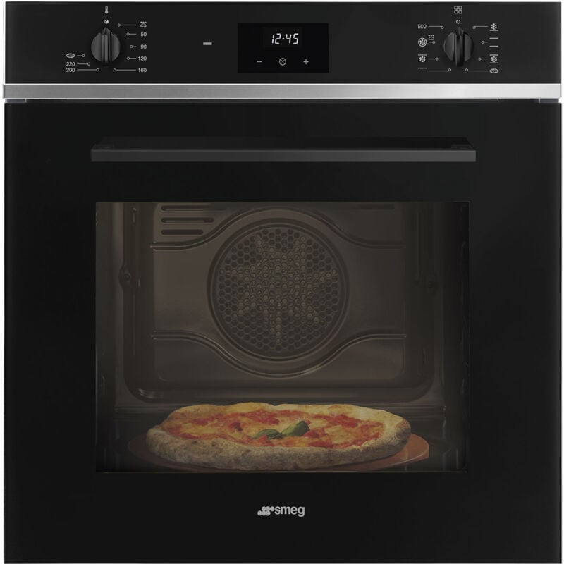 foto del prodotto sf6400pzb forno 65 l 3000 w a nero smeg