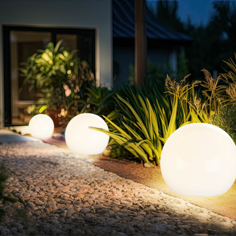 foto del prodotto sfera di luce solare sfera da giardino luce solare 10 cm led decorazione da giardino sfera solare per esterno piccolo, durata della luce circa 6 8