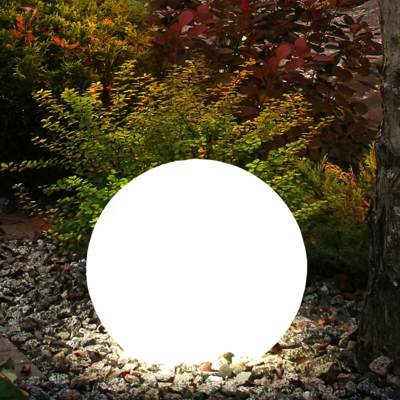 foto del prodotto sfera di luce solare sfera da giardino luce solare led decorazione da giardino sfera solare per esterno 25 cm, tempo di illuminazione circa 6 8 ore,