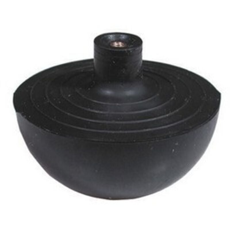 foto del prodotto sfera in gomma con nottolino in ottone incorporato diam. est. mm. 69,5 - conf