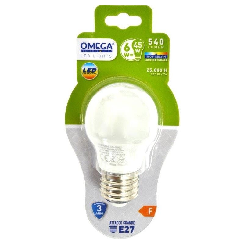 foto del prodotto sfera led g45 6w e27 4000k