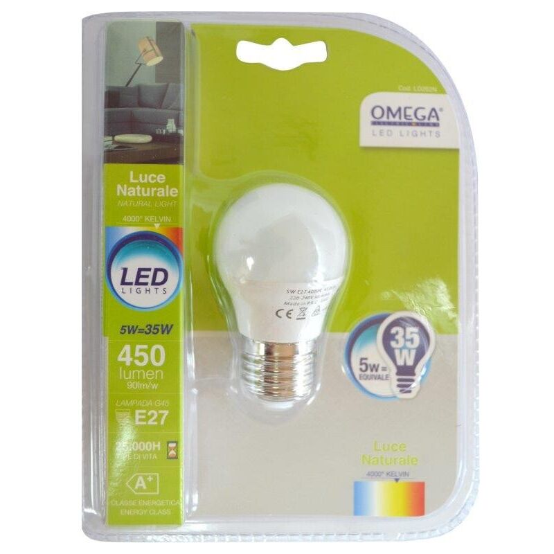 foto del prodotto sfera led g45 8w e27 4000k