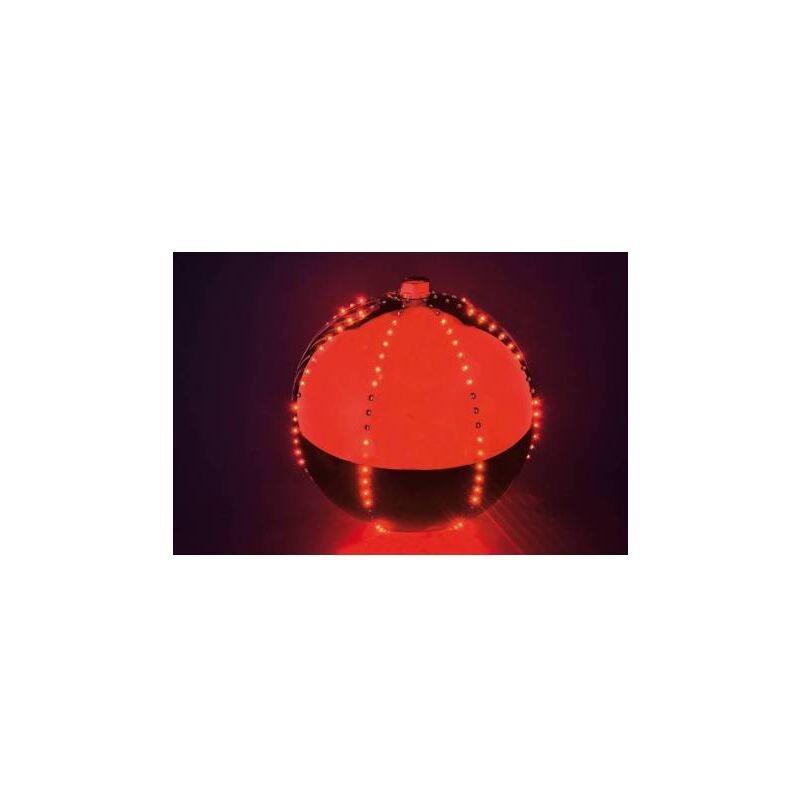 foto del prodotto sfera led rossa 30 cm 240 led