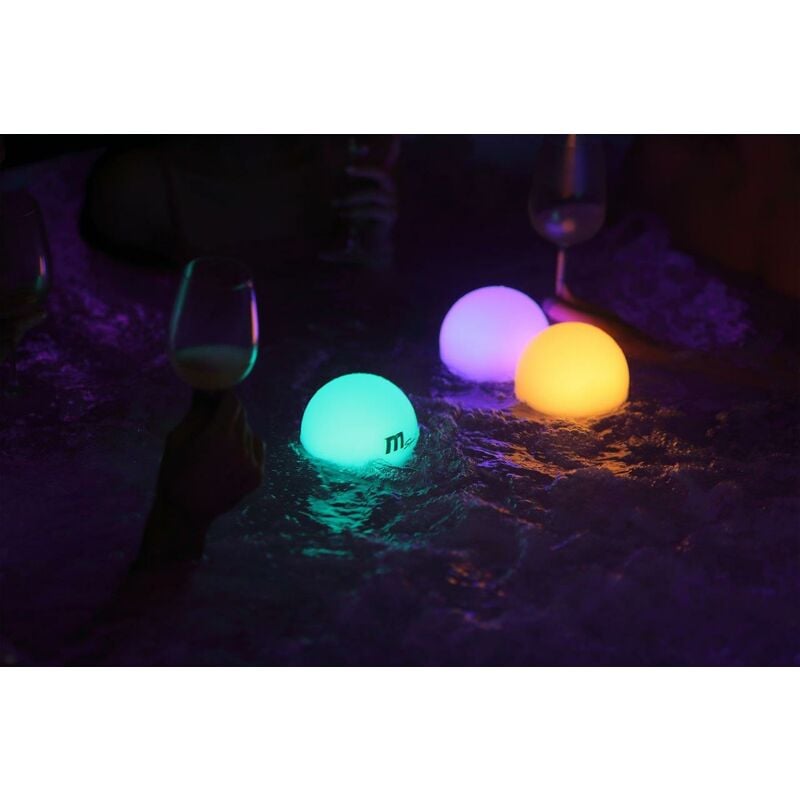foto del prodotto sfera luminosa galleggiante mspa