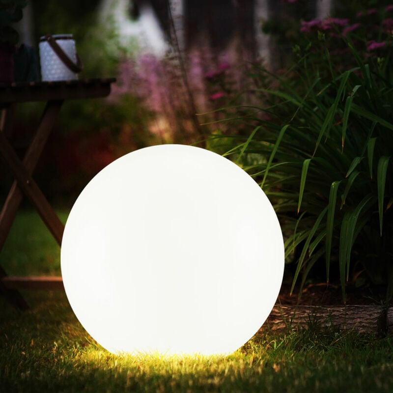 foto del prodotto sfera luminosa solare da giardino decorazione da giardino a led sfera solare per esterni lampada solare a sfera da 20 cm, tempo di illuminazione
