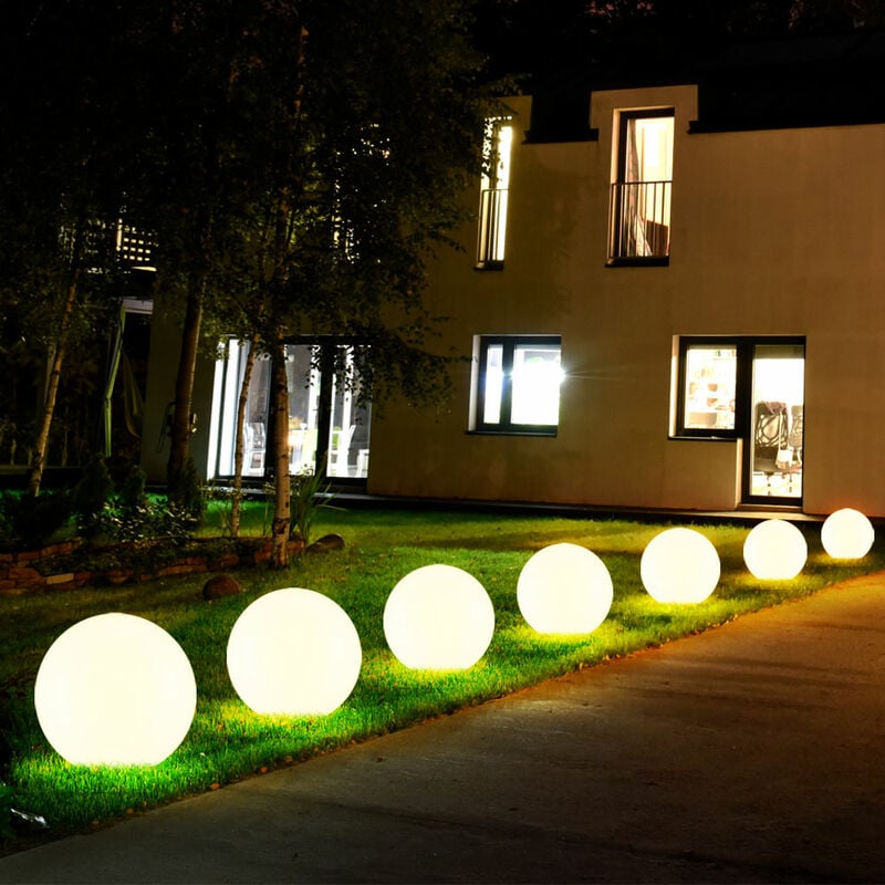 foto del prodotto sfera luminosa solare da giardino led decorazione da giardino sfera solare per esterno 20 cm sfera luminosa solare, durata della luce circa 6 8 ore,