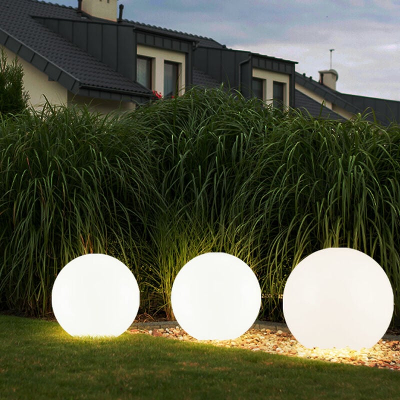 foto del prodotto sfera luminosa solare da giardino sfera luminosa a led solare decorazione da giardino sfera solare per esterni, con picchetto, durata della luce