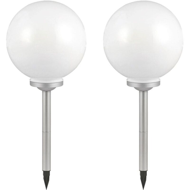 foto del prodotto sfera luminosa solare da giardino sfera luminosa a led solare decorazione da giardino sfera solare per esterno 30 cm, con picchetto da terra, durata
