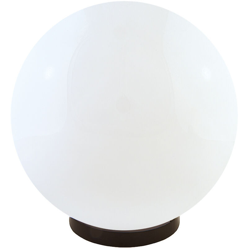 foto del prodotto sfera pmma bianca c portalampada e27 d25cm bellotti