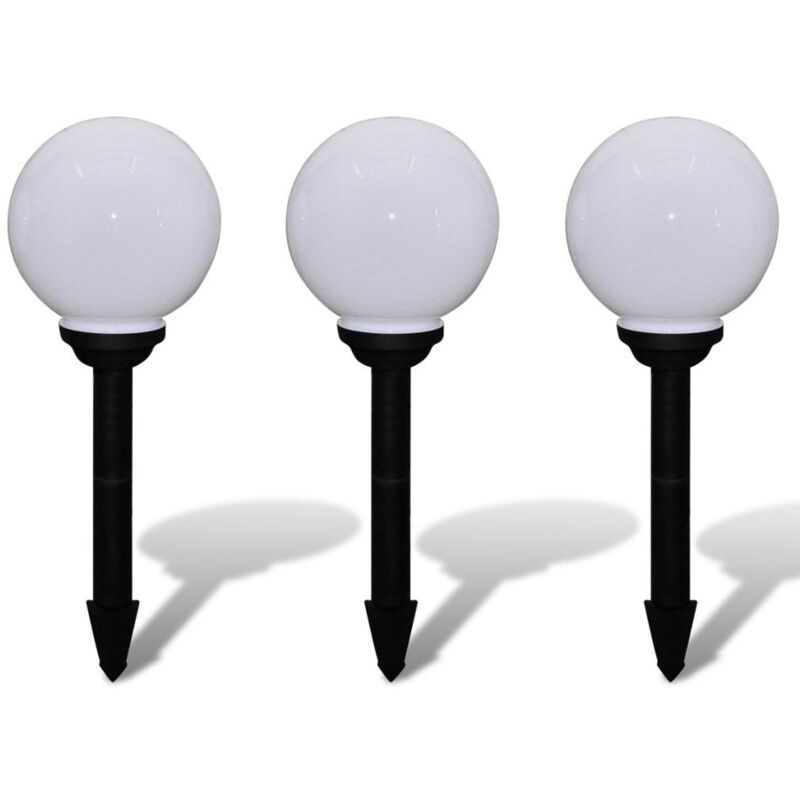 foto del prodotto sfera solare da esterno 20 cm 3 pezzi lampada decorativa 2402038