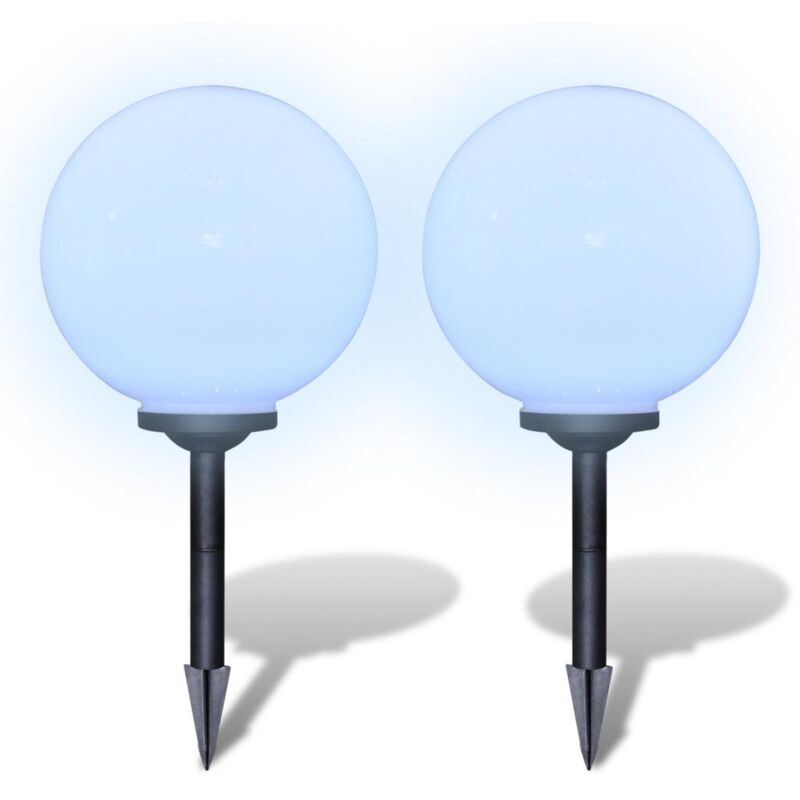 foto del prodotto sfera solare per esterni 30 cm 2 pezzi decorazione luminosa 2402052