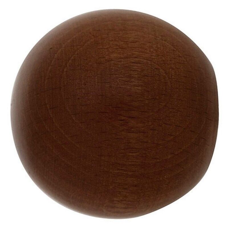 foto del prodotto sfera terminale in legno 20x40 mm. noce