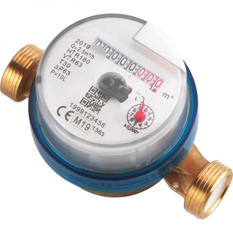 foto del prodotto sferaco contatore di acqua fredda, classe b, 110 mm 20x27 dn15