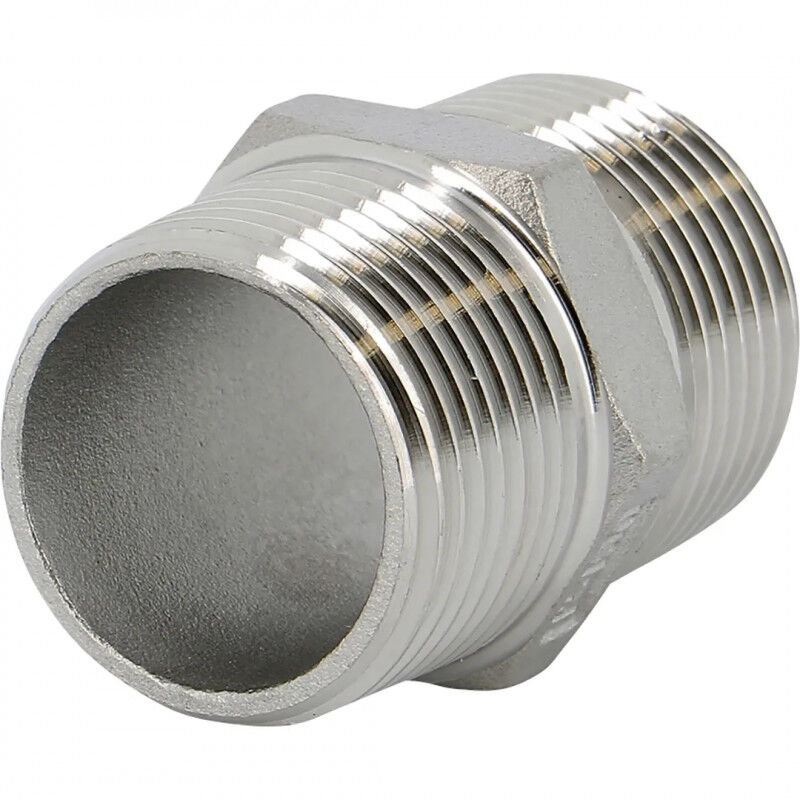 foto del prodotto sferaco nipplo esagonale in acciaio inox 15x21 1 2 