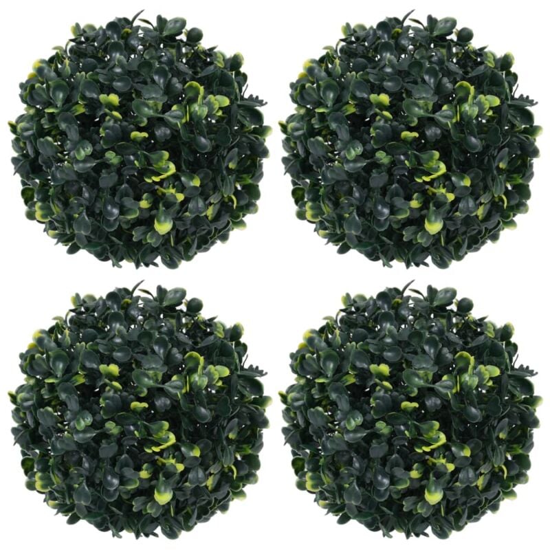 foto del prodotto sfere di bosso artificiale 4 pz 12 cm vidaxl