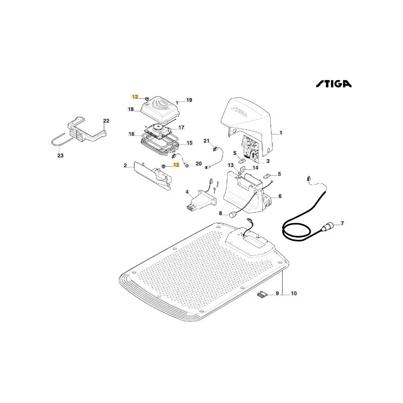 foto del prodotto sfiato a scatto robot tagliaerba modelli a1000 originale stiga 118564534 0