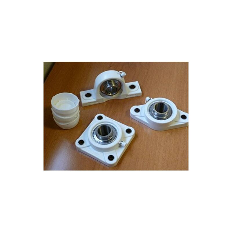 foto del prodotto sfida sucp206 termoplastica pillow block con cuscinetti in acciaio inox e tappo