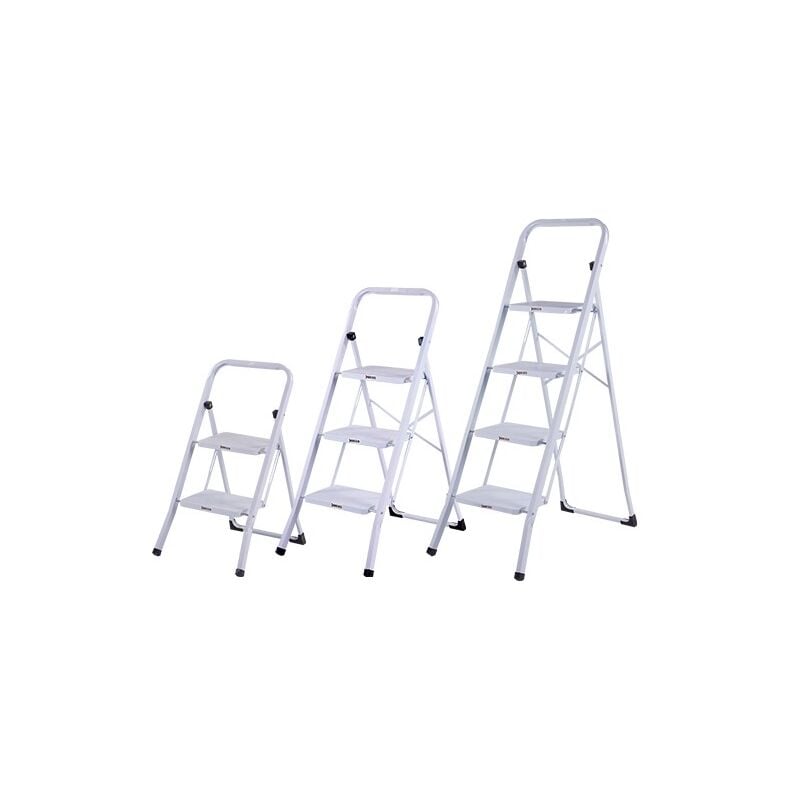 foto del prodotto sgabelli a gradino scala in acciaio brixo quick step 2 gradini