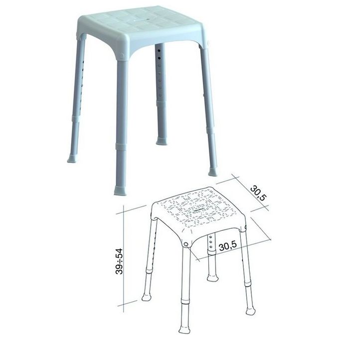 foto del prodotto sgabelli da bagno regolabile