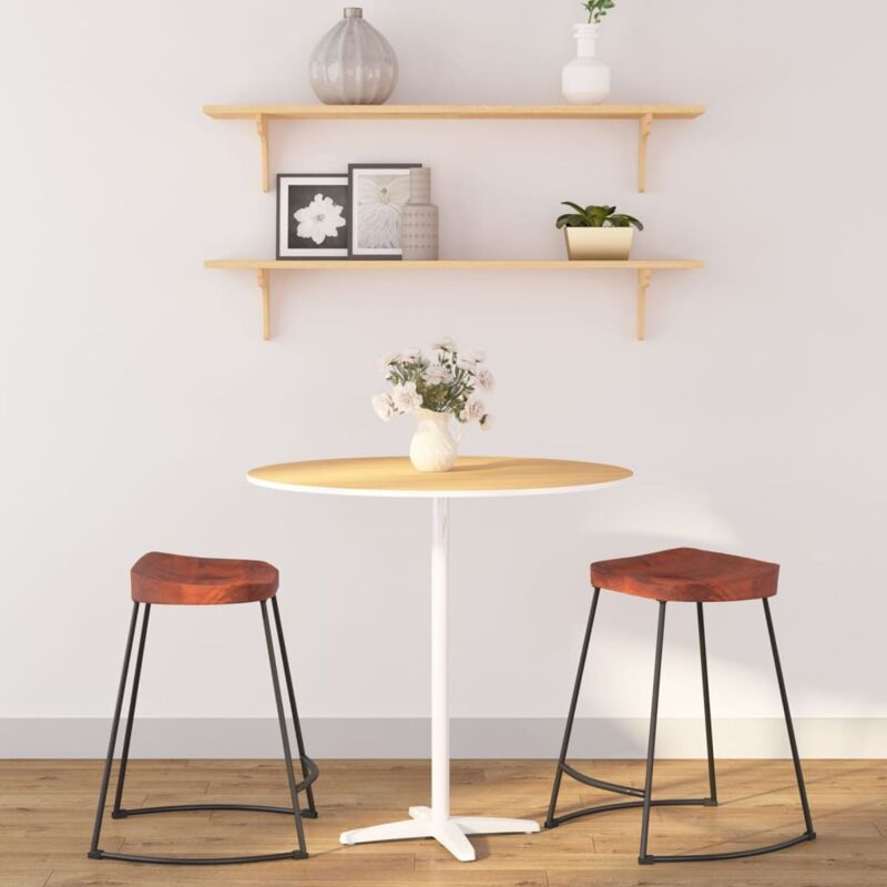 foto del prodotto sgabelli da bar gavin 2 pz 45x38x53 cm legno massello di mango vidaxl