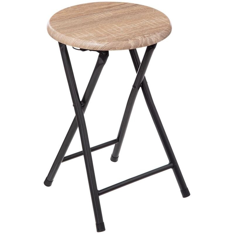 foto del prodotto sgabelli pieghevoli effetto legno naturale 5five