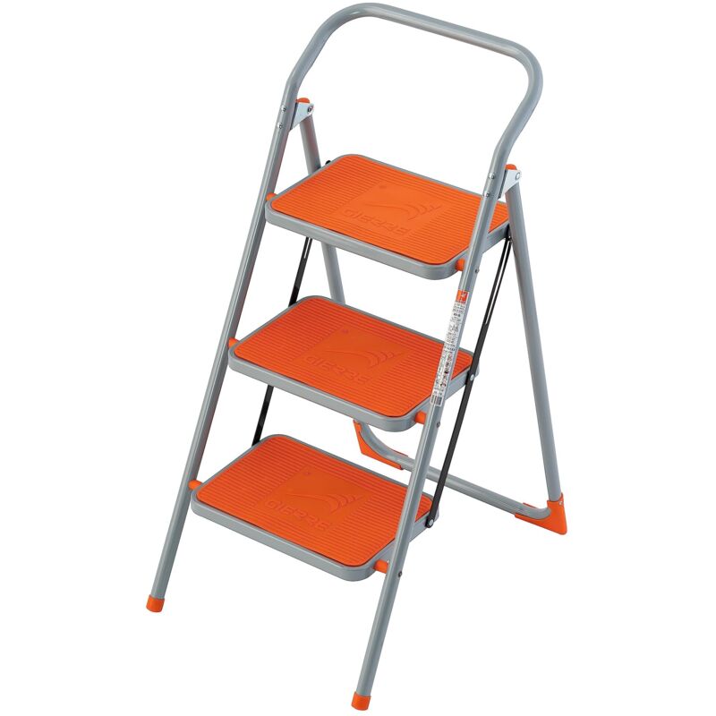 foto del prodotto sgabello acciaio con gradino largo 3 gradini - gierre