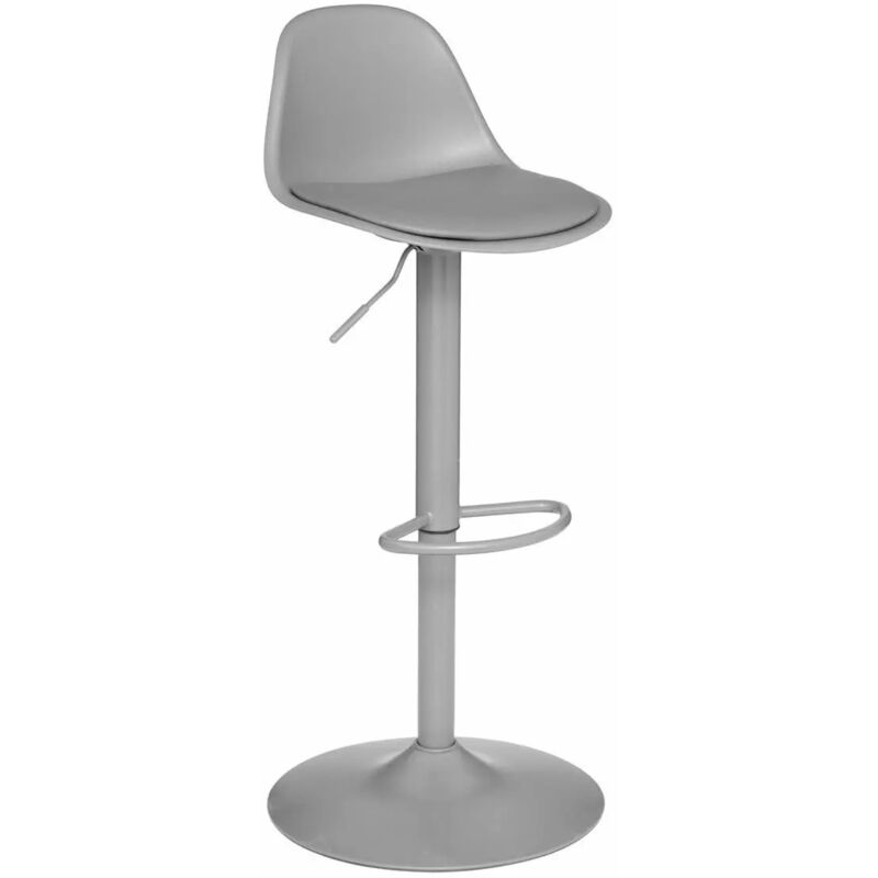 foto del prodotto sgabello aiko h103cm grigio chiaro in pp con sedut