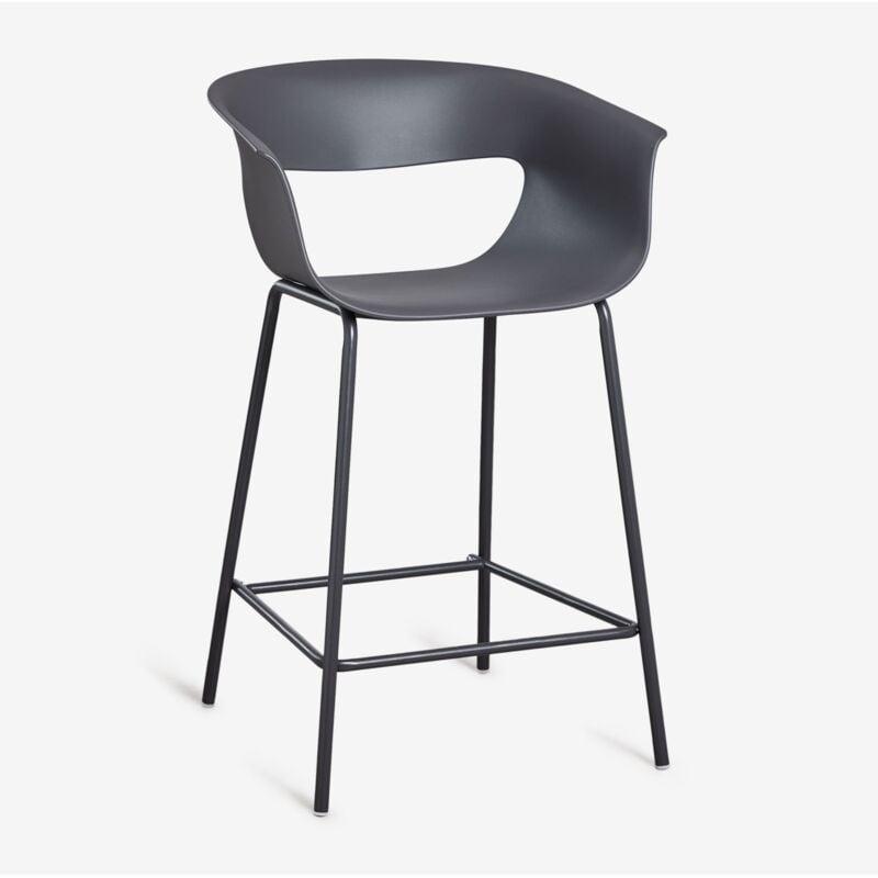 foto del prodotto sgabello alto in polipropilene e ferro alanys sklum