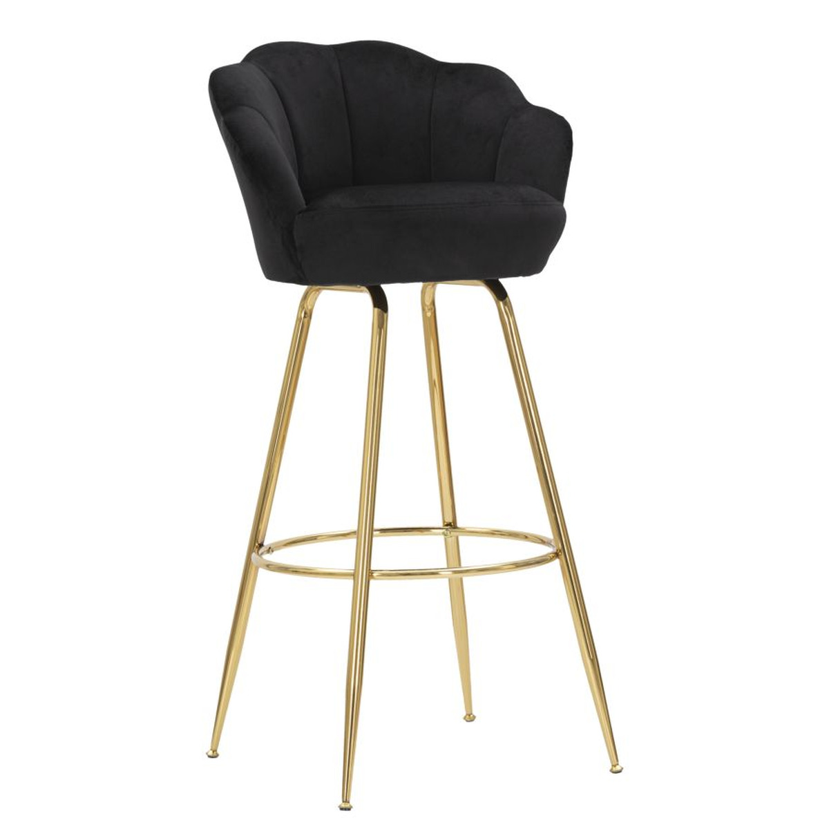 foto del prodotto sgabello alto mf452, nero, metallo, 55x53x110 cm, epikasa