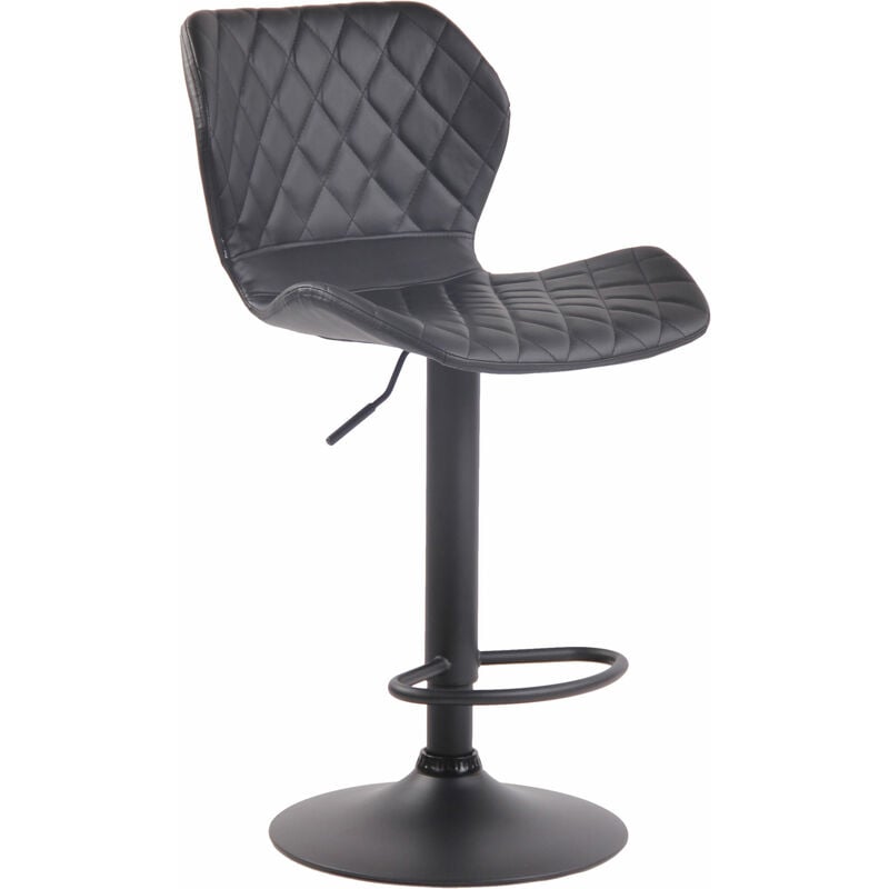 foto del prodotto sgabello bar cork in similpelle nero nero